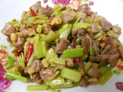 stir-fried chicken kidney