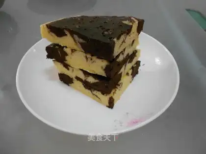 Steamed marble cake