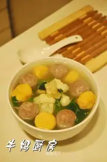 Double vegetable pill soup