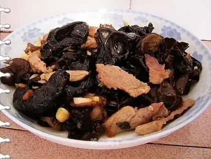 Meat slices of fungus