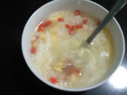 Longan, Qi, distillers 'grains and egg soup