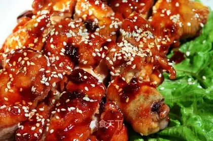 Honey sauce chicken thigh