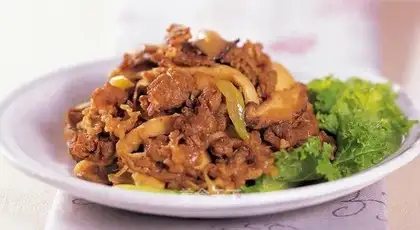 Mushroom barbecue