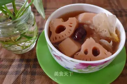 Lotus root syrup