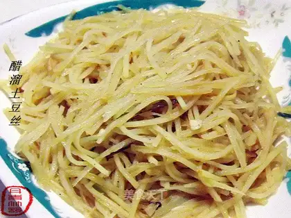 Vinegar shredded potatoes
