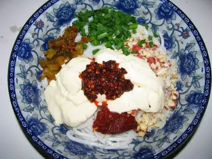 tofu pudding rice noodles