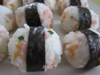 Mini rice balls