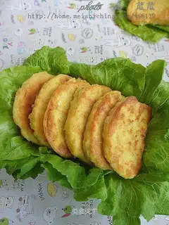 Egg steamed bun slices