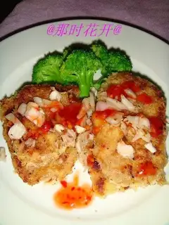 Pan-fried pork chop