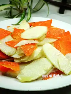 stir-fried yam slices