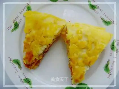 Golden corn cake