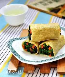 Light vegetable roll