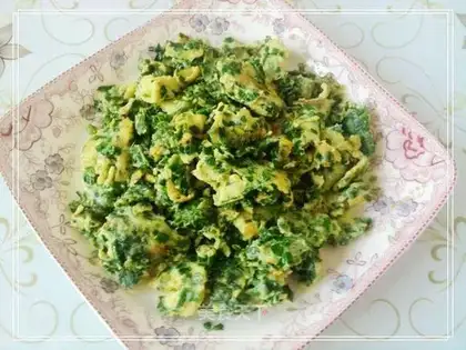 chives scrambled eggs