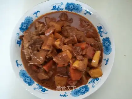 Thai red curry chicken