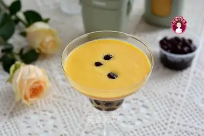 Black pearl mango milkshake