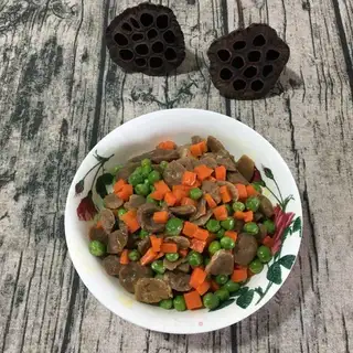 Beefball, double-coloured