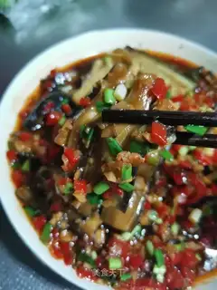 Garlic eggplant