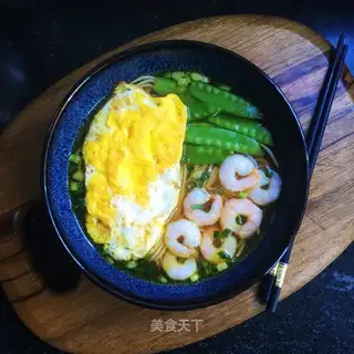 Shrimp egg oatmeal