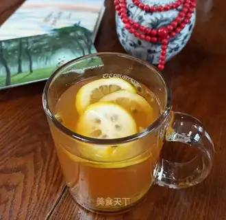 Lemon pickles, honey tea