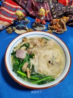 Potato rice soup