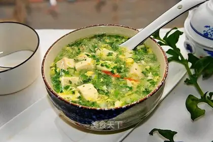 Bean tofu soup