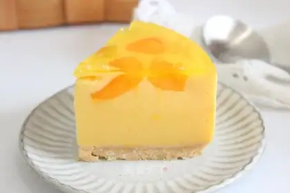Mango yogurt mousse cake