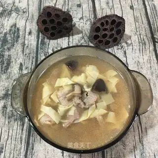 Scrawny custard soup