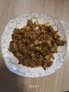 Fried sea bass