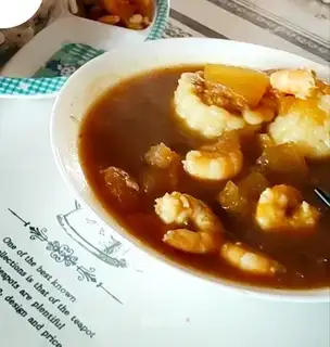 Curry cucumber shrimp