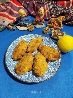 Garlic fried chicken wings