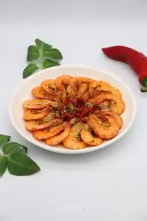 Red-fried prawn