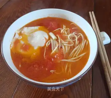 Tomato egg noodles