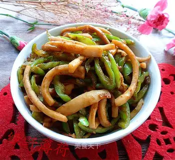 Spicy pepper squid