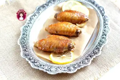 Lemon honey chicken wings