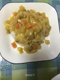 Curry beef potatoes