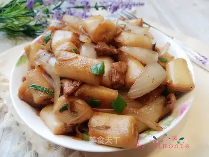Onion fried pig sausage powder