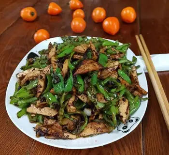 Scrambled peppers