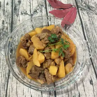 Potato red roasted cow