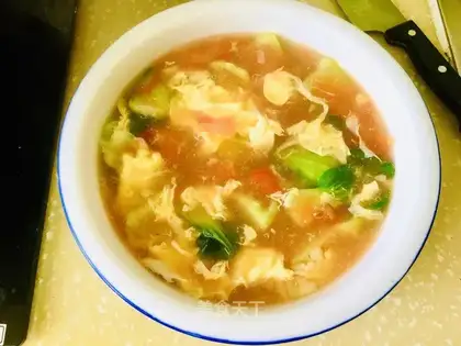 Tomato egg soup