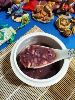 Black rice congee
