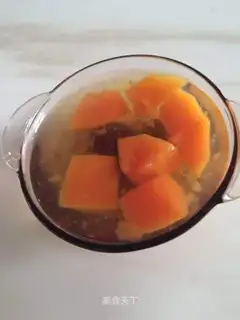 Pumpkin gel soup