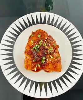 Burn the salmon