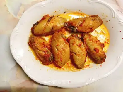 Microwave chicken wings