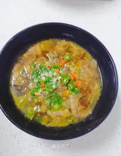 Sour soup, fat cow