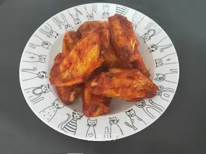 Roasted chicken wings