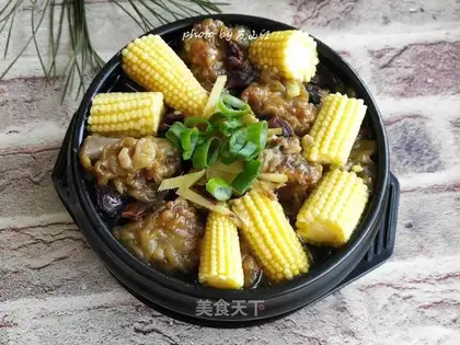 Corn steaming ribs