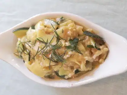 Garlic cheese pumpkin