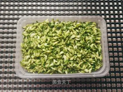 The storage of the flowers