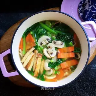Soup with tofu