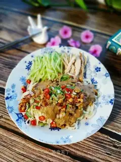 Chicken silk noodles